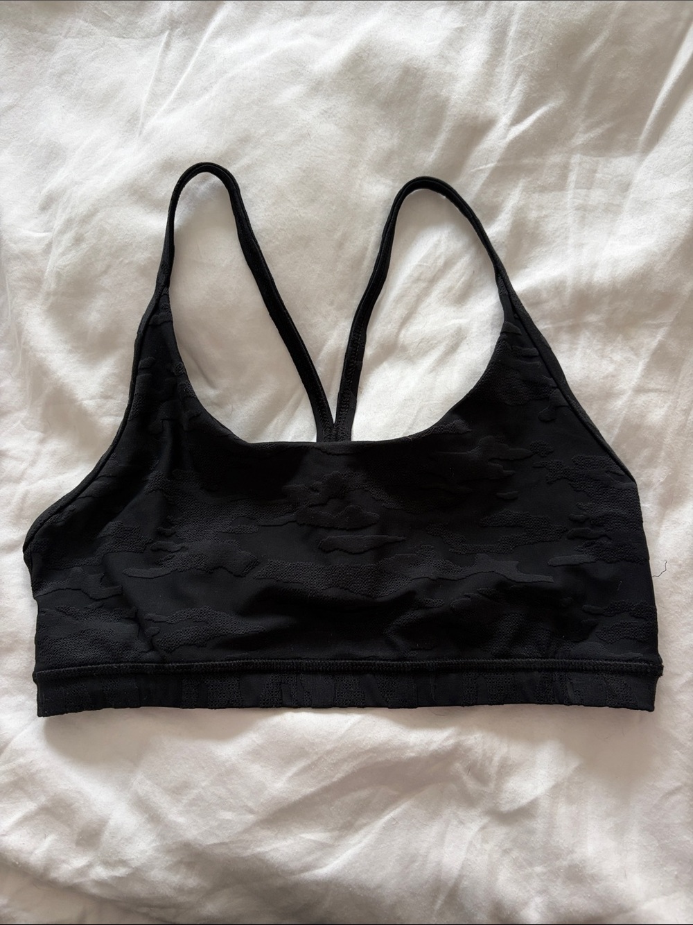 FLEO Black Camo Sports Bra